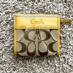 Small coach wallet